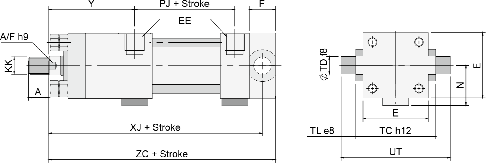 Head trunnion mounting (0501)